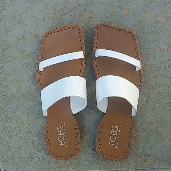 BCBG Shoes - BCBG MaxAzria Leather Sandals